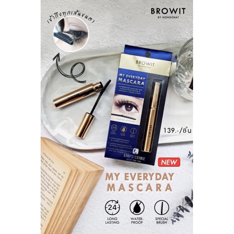 [Mã 155FMCGSALE giảm 7% đơn 500K] Mascara Browit By Nongchat My Everyday