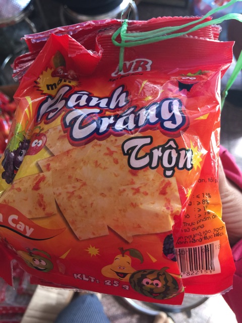 bánh tráng trộn chua cay 11 gói