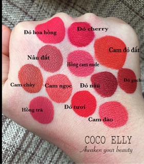 Set 3 son kem cocoelly
