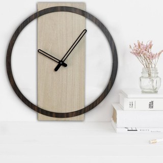 Đồng hồ gỗ nghệ thuật phong cách Hàn Quốc Trenddecor