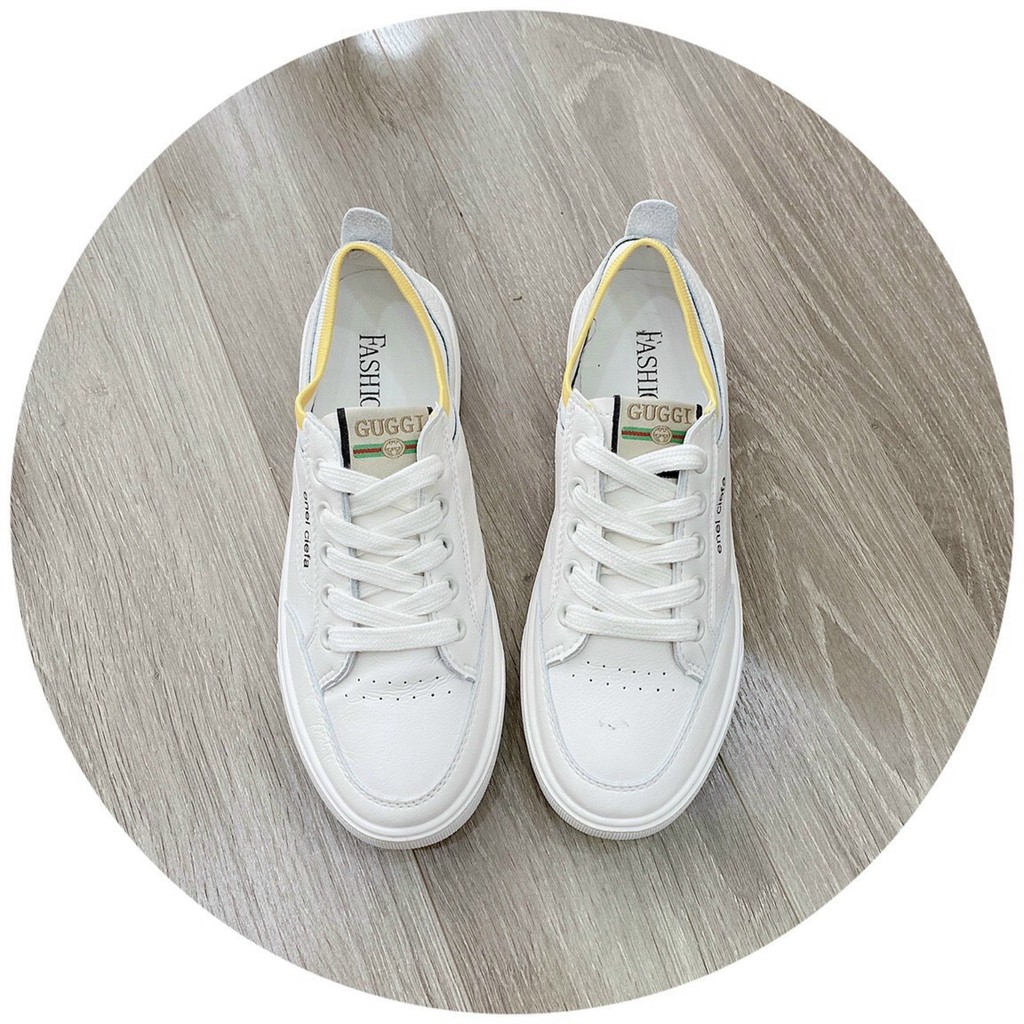 Giầy thể thao Nữ Đế Bằng Phong cách hàn quốc Màu Trắng dễ phối đồ siêu hotttt | BigBuy360 - bigbuy360.vn