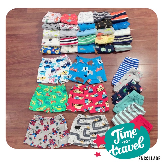 Combo 100 quần chục dài cho bé vu