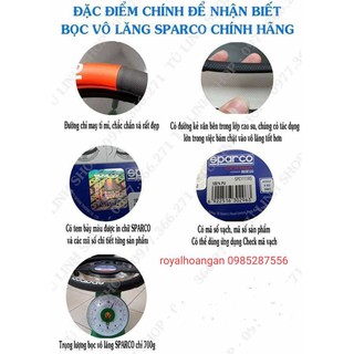 Bọc vô lăng Sparco SPC1117