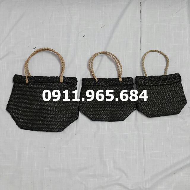 Set 3 túi cói ép mini cho bé