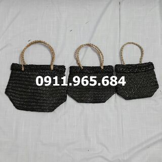 Set 3 túi cói ép mini cho bé