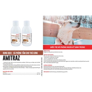 AC Amitraz( tắm ve chó mèo) 10ml