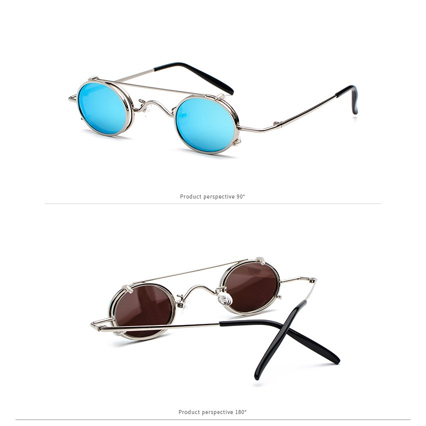 Gọng kính mát AVIROUND Clip-on nam nữ, dáng vintage cá tính LETUTS LTR00036