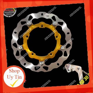 ĐĨA TRƯỚC X1R cho YAMAHA R15/V3 - 290mm (gồm lòng nhôm màu dày 12mm + Đĩa thắng 290mm loại dày 4.5mm + Pat CNC)