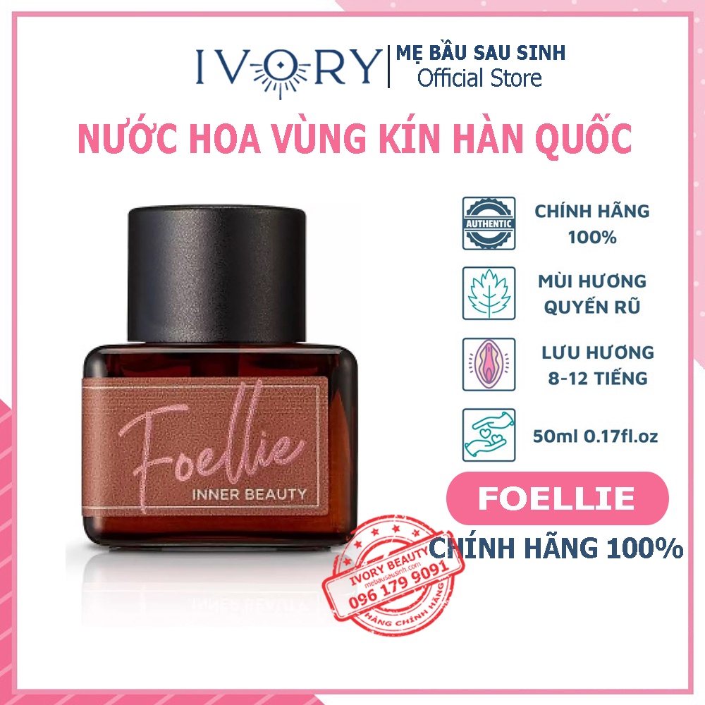 Nước Hoa Vùng Kín Foellie Màu Nâu 💖 Mua 2 Tặng 1 💖 Nước Hoa Vùng Kín CHÍNH HÃNG 5ml Hương Gỗ Ấm Quý Phái