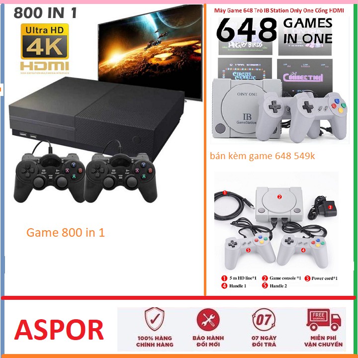 Máy chơi điện tử X-PRO 800 Game - Độ Phân Giải 4k - Thế Hệ Mới 2020