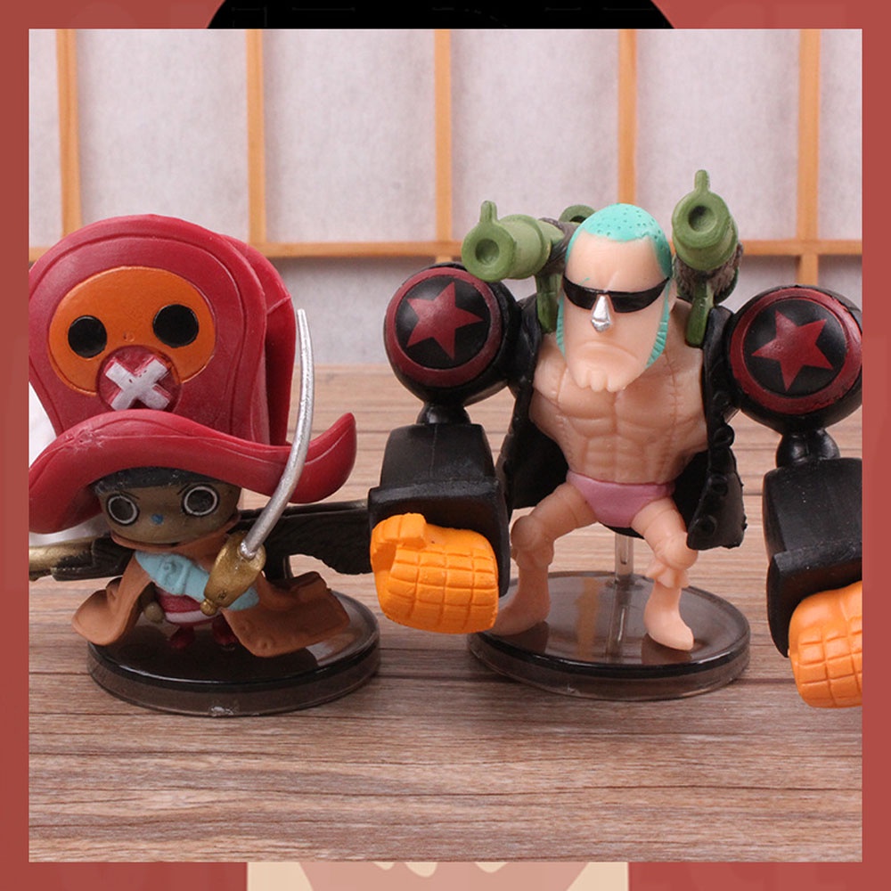 Set 9 mô hình nhân vật phim hoạt hình One Piece