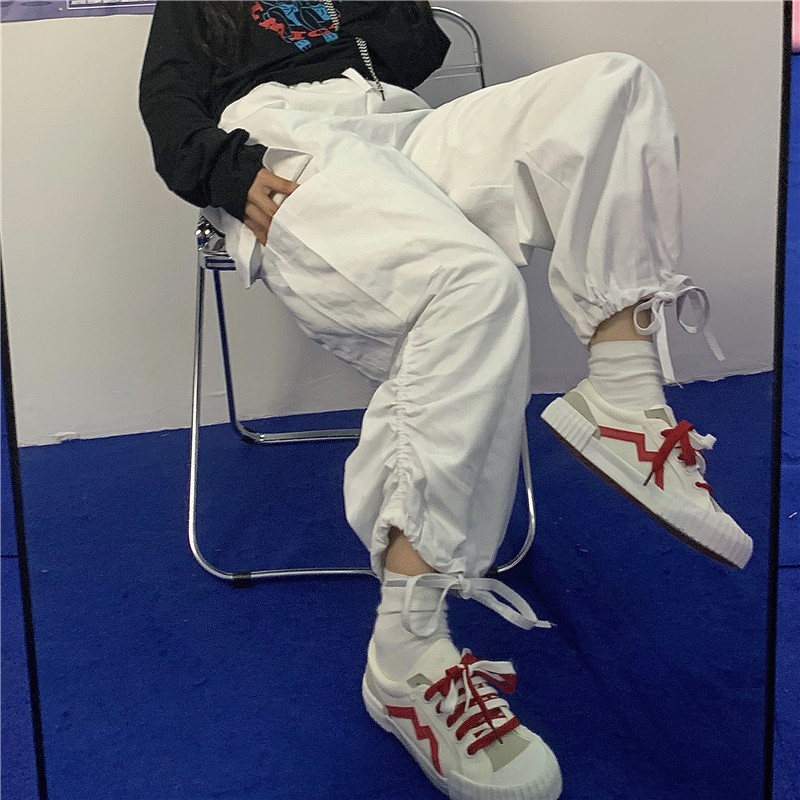 Quần Dài Ống Rộng Phối Túi Lớn Phong Cách Nhật Bản Mới | BigBuy360 - bigbuy360.vn