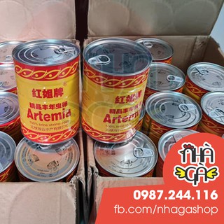 Trứng Artemia lon vàng nở 99% - Nguyên lon 425g - Tỉ lệ ấp nở cao - Thức ăn giàu chất dinh dưỡng cho cá cảnh