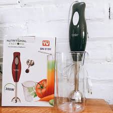 Máy Xay Cầm Tay Chuyên Dùng Xay Cháo Cho Bé, Công Suất 300w Thân Dao Inox Cao cấp Sắc Bén- An Toàn Thực Phẩm