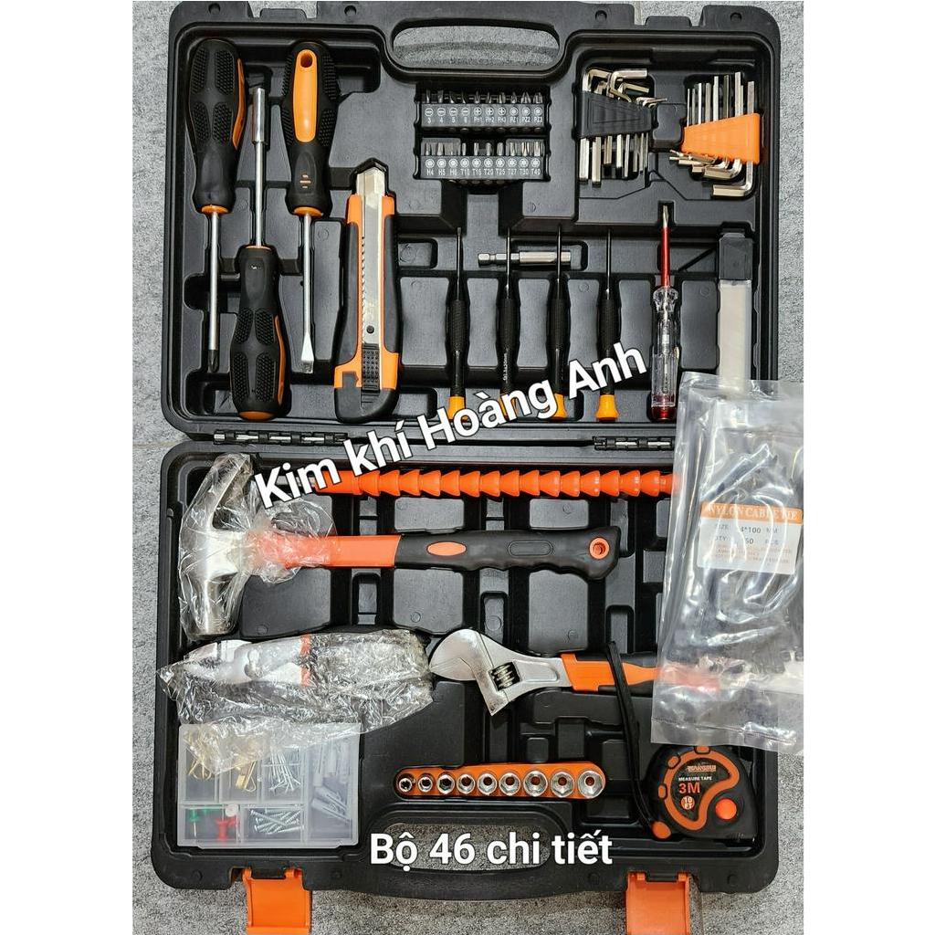 Bộ dụng cụ đồ nghề sửa chữa, hộp dụng cụ sửa chữa đa năng 46, 57, 70 chi tiết
