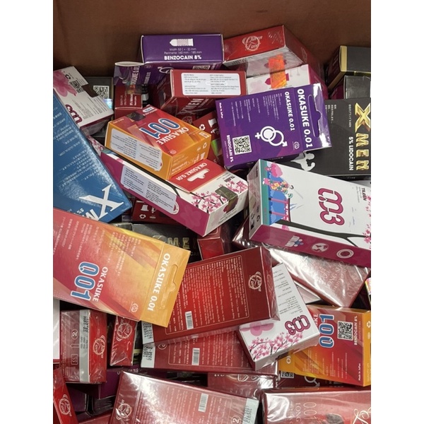 ( Giá sốc 20/10) Bao cao su Durex 12 cái đủ màu và bao nhật hộp to