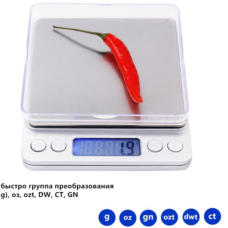 Cân Điện Tử Mini Có Thể Sạc Được Loại 3KG/0.1G, Loại 1KG/0.1G ,Loại 500G/0.01G