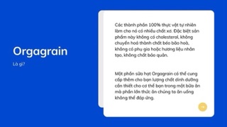 Sữa hạt Orgagrain -900g