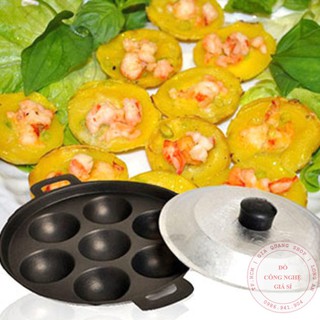 Chảo đổ bánh khọt Nam Thành chống dính 7 lỗ