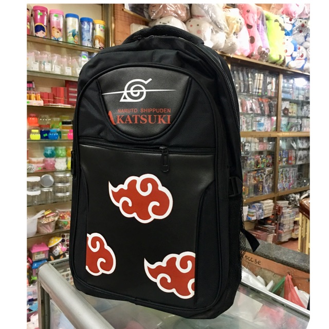 Ba lô naruto akatsuki đi học size to đẹp
