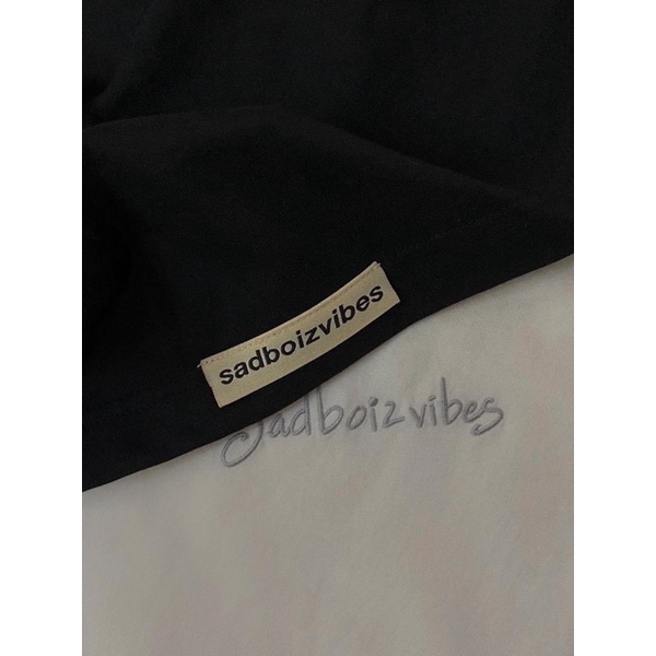 Áo thun SADBOIZ SADBOIZVIBES TOOS BLACK/ WHITE/SADBOIZAINTCRY | BigBuy360 - bigbuy360.vn