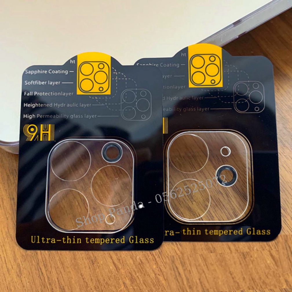 Kính cường lực Camera dành cho Iphone 11/11Pro/11 Pro max/12/12 Pro/12 Pro Max/13/13 Pro/13 Pro Max-Miếng dán cao cấp
