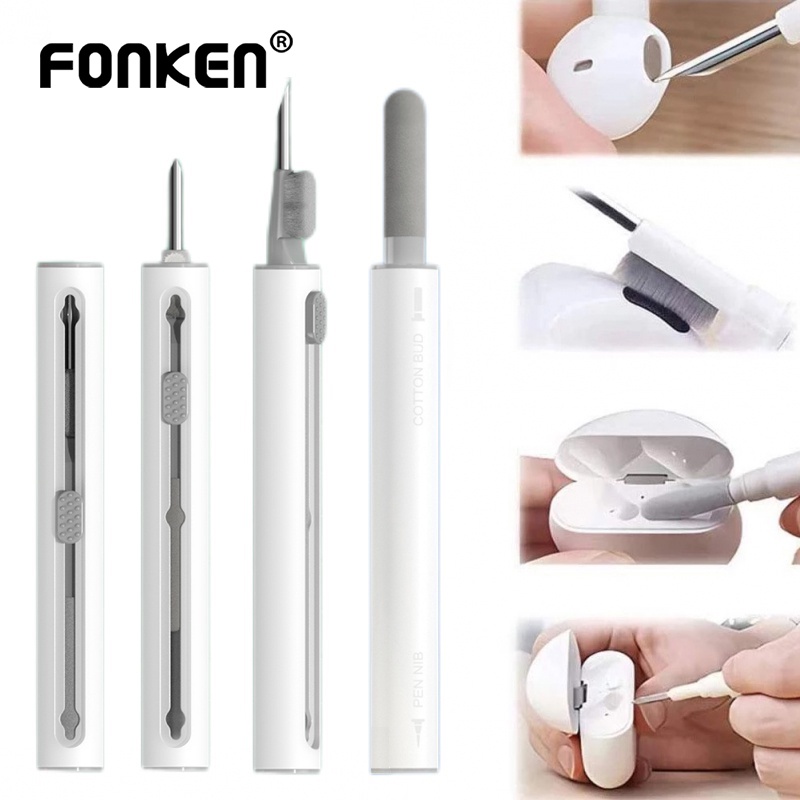 Bút làm sạch tai nghe bluetooth Fonken thiết kế hai đầu