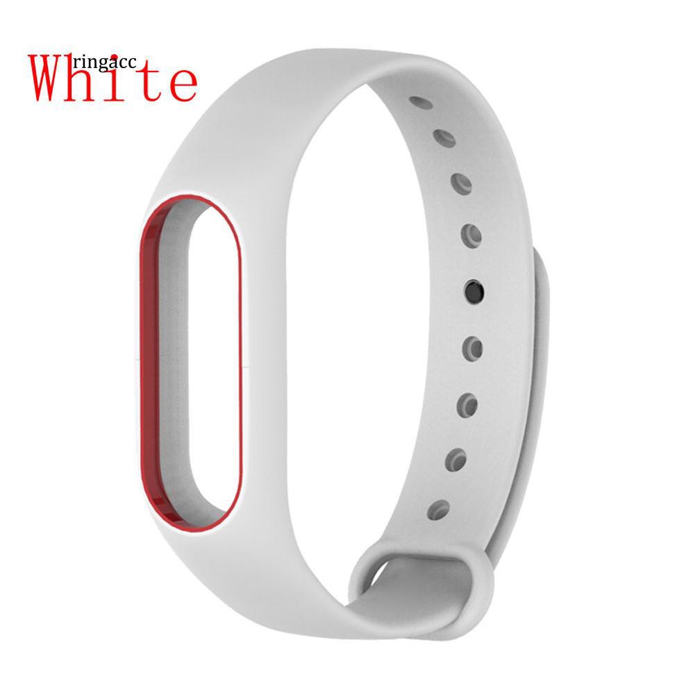 Dây đồng hồ thay thế chất liệu silicon dành cho Xiaomi Mi Band 2