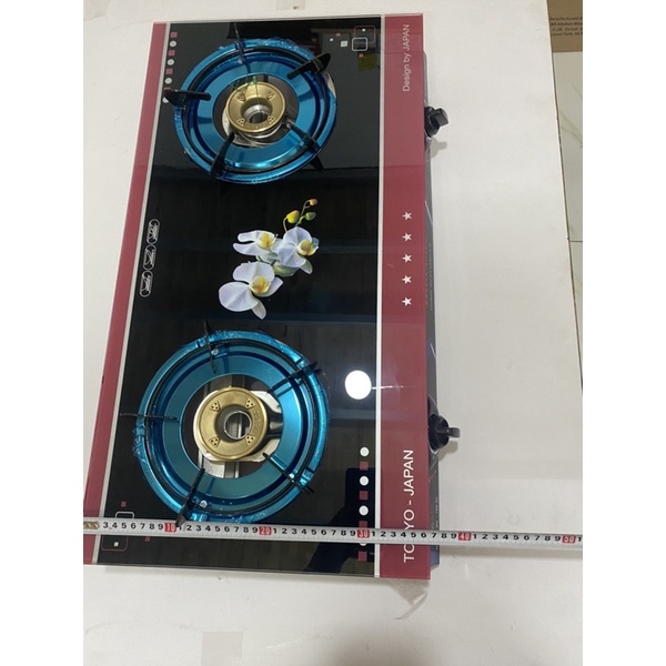 Bếp Bếp ga đôi- KIMOTO-Ki-700GL bếp gas đôi dương kính