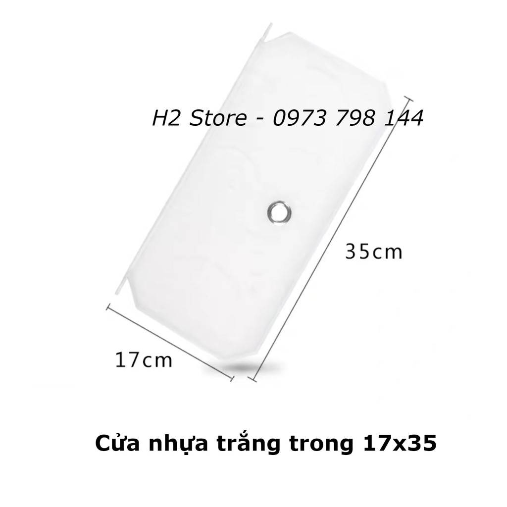 Bán lẻ cửa nhựa 17x35cm lắp ráp tủ quần áo, chuồng quây chó mèo, kệ để đồ ( tặng 2 chốt/ tấm)