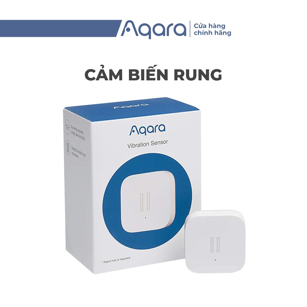 Cảm Biến Rung Aqara tích hợp Con Quay hồi chuyển và Cảm Biến chuyển động DJT11LM - Hub is required