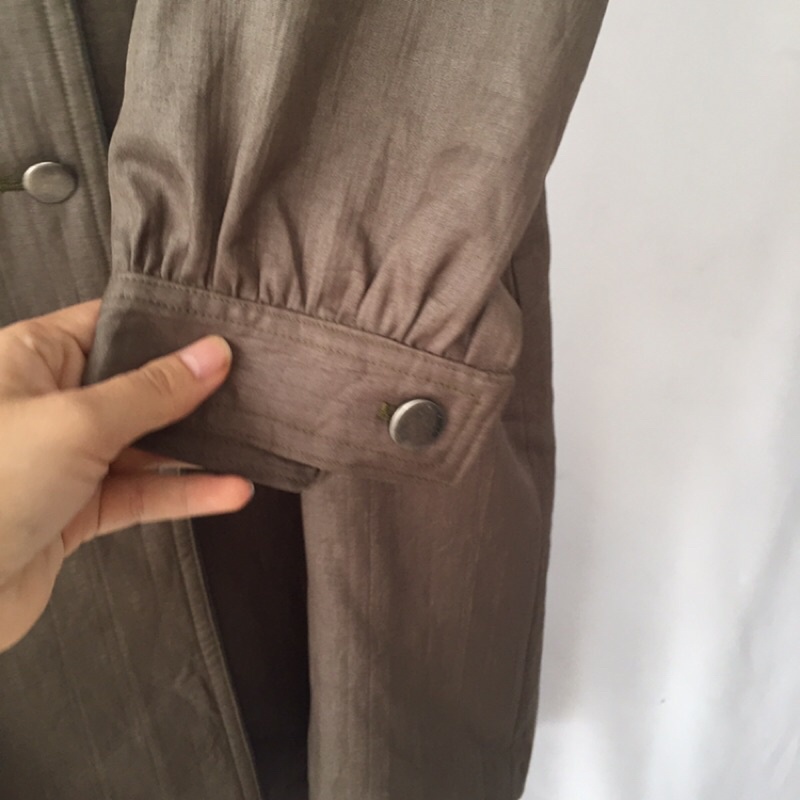 Mangto màu xanh rêu Hàn xinh xắn