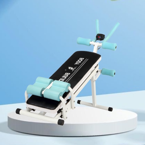 Ghế tập bụng mẫu mới loại máy tập cơ bụng thanh trượt bụng kết hợp nhiều bài tập gym có đồng hồ hiển thị