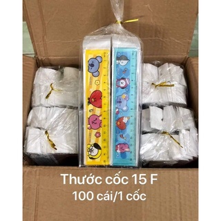 Sỉ 100 chiếc thước kẻ 15cm kute ngộ nghĩnh