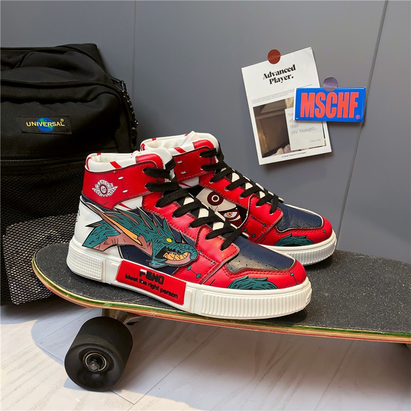 Stylish Naruto printed sneakers for men | BigBuy360 - bigbuy360.vn