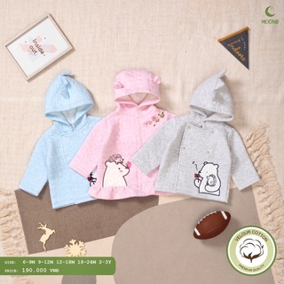 Áo khoác trần bông Moon Bé trai , bé gái (9m-3y)