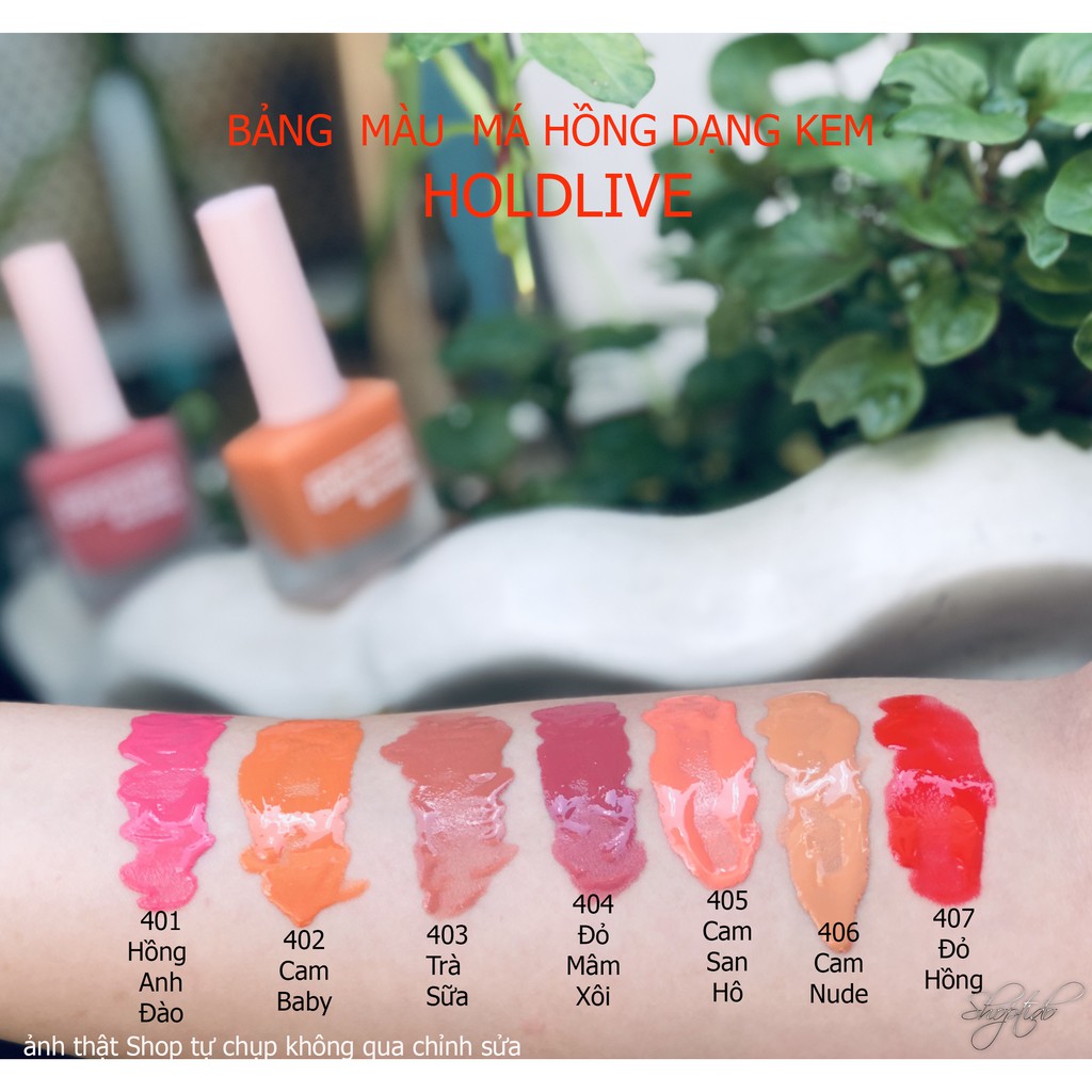 Má hồng dạng kem Hold Live Fruit Juice Blusher hàng chính hãng Holdlive nội địa Trung