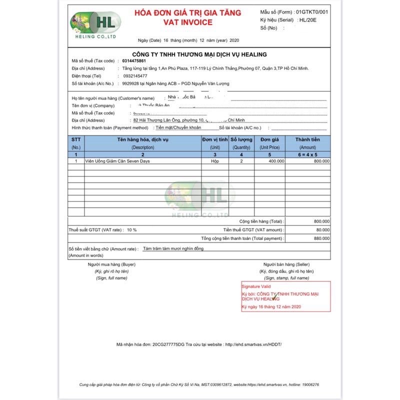 Viên uống giảm cân Sevenday hộp 36 viên