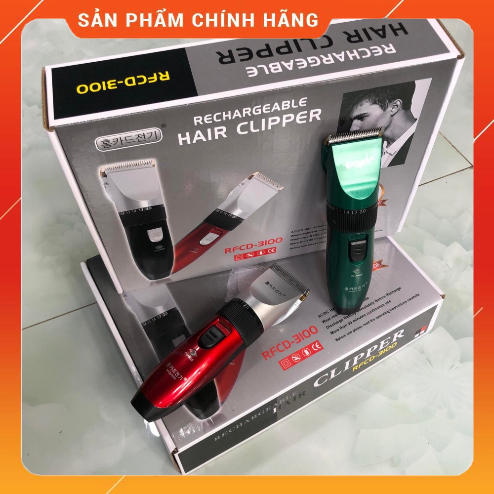 Tông Đơ Cắt Tóc ⭕ Nội Địa Hàn Quốc ⭕ 2 Pin Công Xuất 12W