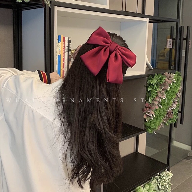 KẸP TÓC NƠ - Bản to - nữ tính