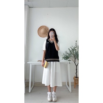 CHÂN VÁY DÀI TRƠN CÓ 3 MÀU