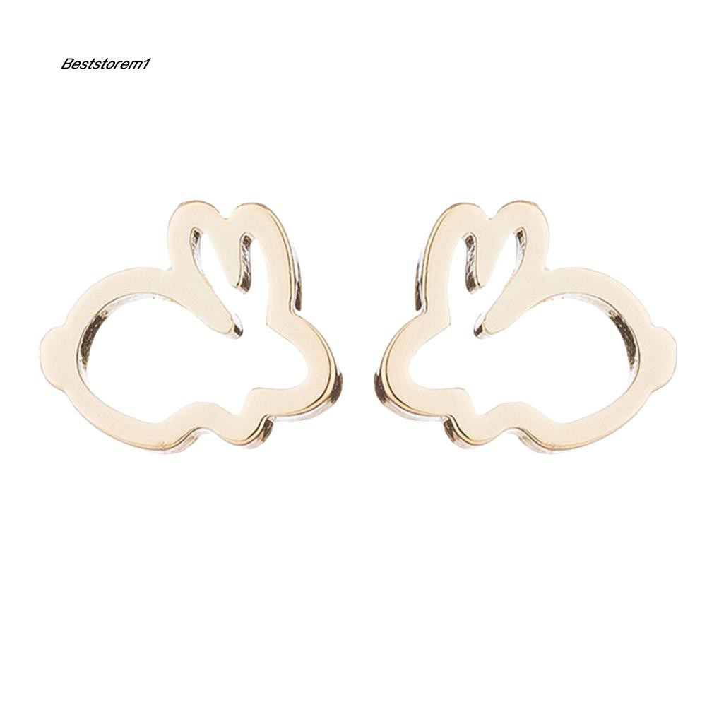 1 Khuyên Tai Hình Thỏ Dễ Thương Cho Nữ