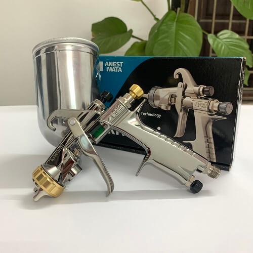 Súng Phun Sơn Màu Nhũ Bạc Ô Tô Kiwami-1-13B4 Chính Hãng Anest Iwata