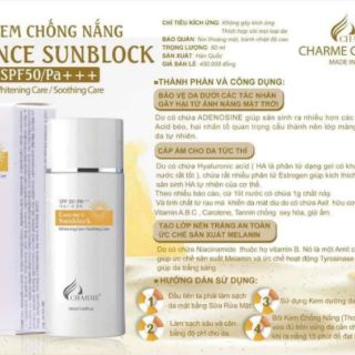 KEM CHỐNG NẮNG VẬT LÝ