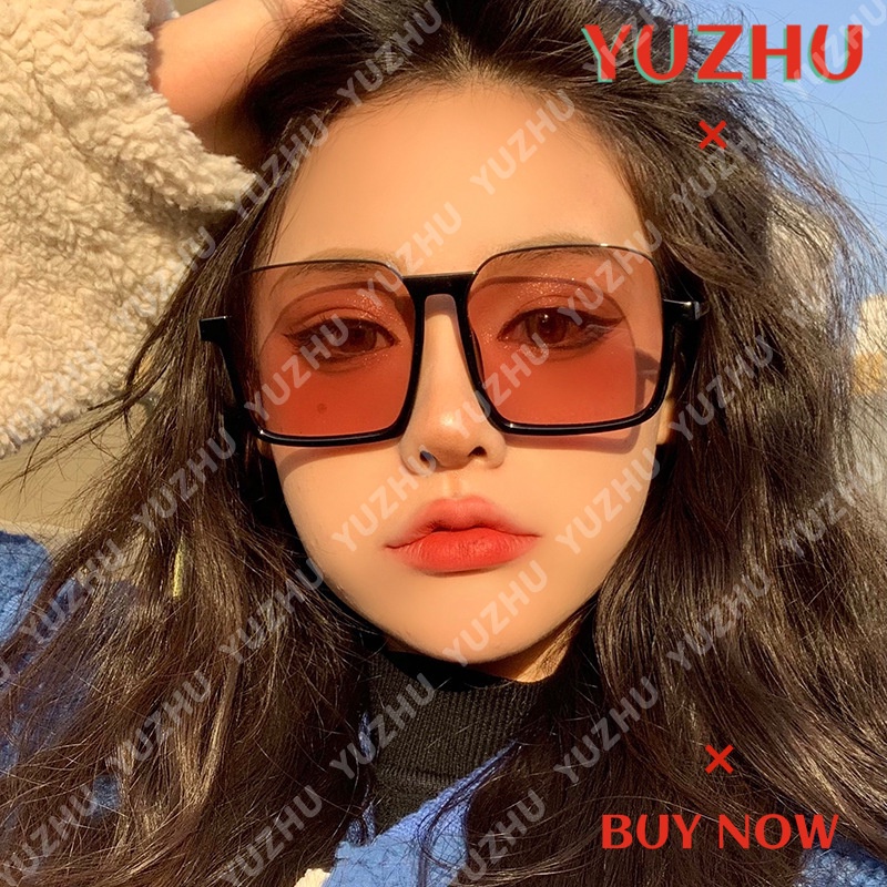 Mắt Kính Gọng Vuông Size Lớn Phong Cách Retro Thời Trang Cho Nữ