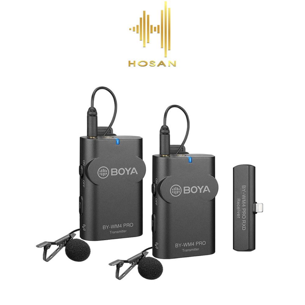 Micro thu âm HOSAN WM4 PRO-K4 - Bảo hành 12 tháng
