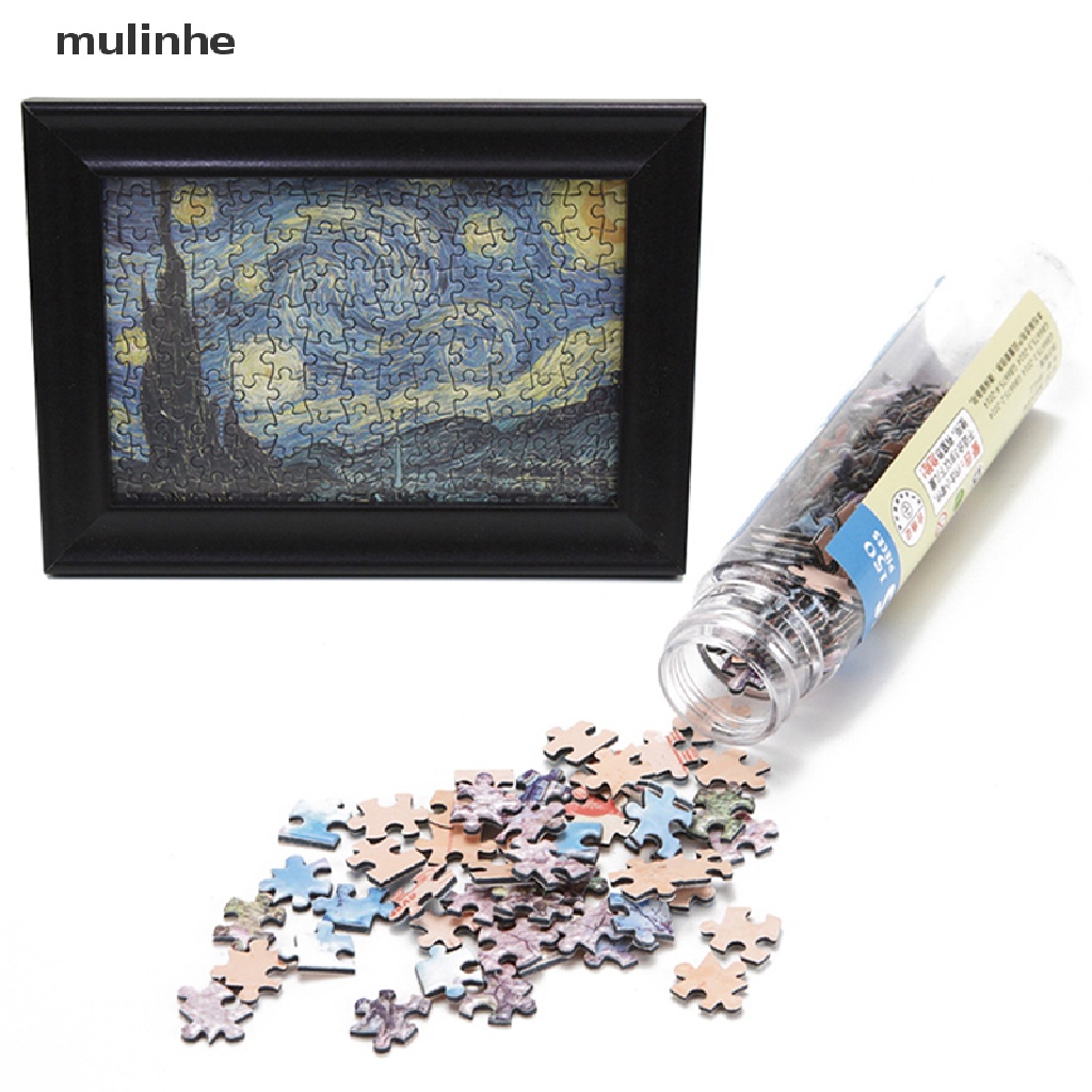 Mulinhe Bộ Đồ Chơi Xếp Hình 150 Mảnh Hình Tranh Sơn Dầu mini Cho Bé