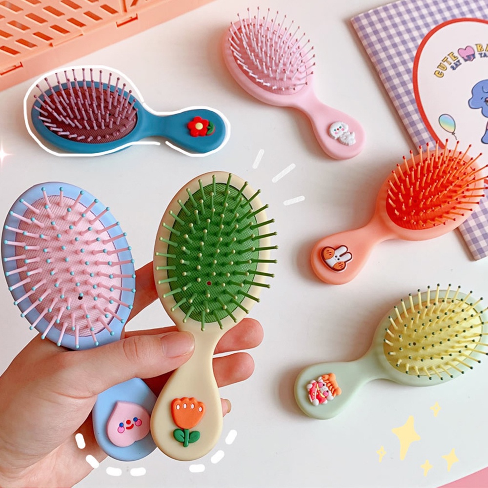 [Hàng mới về] Lược chải tóc xoăn mát xa da đầu tạo kiểu sáng tạo cho nữ