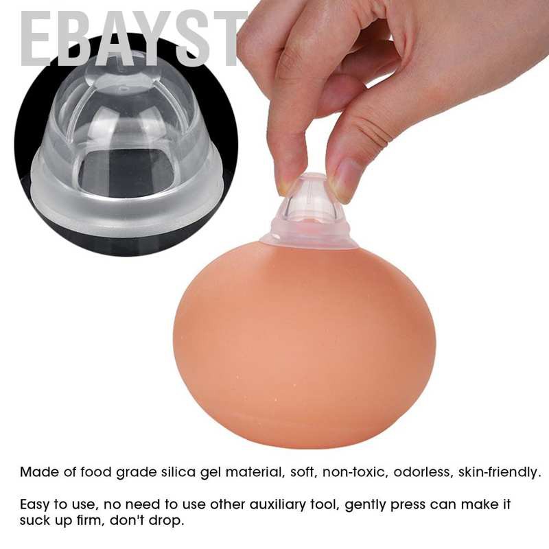 1 Cặp Kẹp Ngực Silicone Điều Chỉnh Đầu Ti Phẳng Được