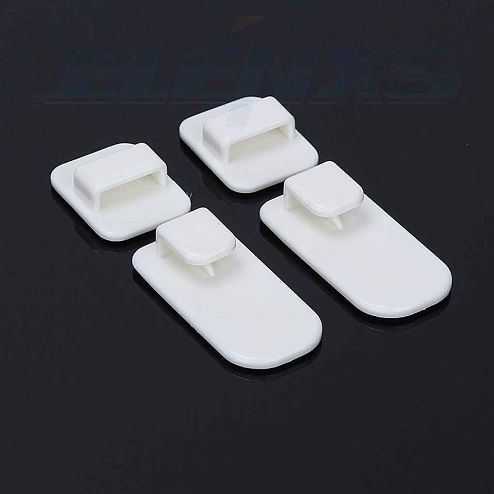 Set 2 cặp móc nhựa dán tường treo điều khiển từ xa tiện dụng